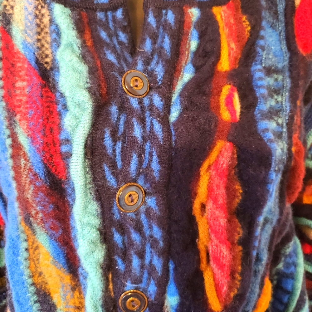Authentic Vintage Coogi Button Up Wool Sweater - image 2